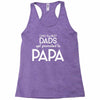 Only the Best Dads get Promoted to Papa Racerback Tank