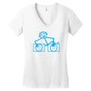 dj club Women's V-Neck T-Shirt