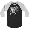 new d12 rap hip hop music classic logo 3/4 Sleeve Shirt