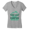 Camper Couple Man Women's V-Neck T-Shirt