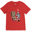 metal wars solid V-Neck Tee