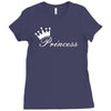 princess sticker vinyl decal die cut   girl crown car window baby wall Ladies Fitted T-Shirt