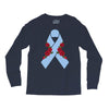 stomach cancer ribbon and rose Long Sleeve Shirts