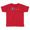 funny 80s pacman cookie monster retro gaming Toddler T-shirt
