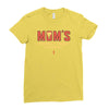 mom's friendly robot company Ladies Fitted T-Shirt