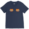 pumpkin skull hand V-Neck Tee