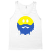 bearded smiley face Tank Top
