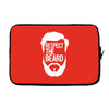 respect the beard Laptop sleeve
