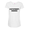 enemies Maternity Scoop Neck T-shirt