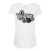 vegan Maternity Scoop Neck T-shirt