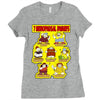 7 menopausal dwarfs, ideal gift or birthday present. Ladies Fitted T-Shirt