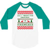 french bulldog ugly 3/4 Sleeve Shirt