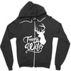 trophy wife deer Zipper Hoodie