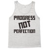 progress not perfection Tank Top