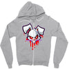 vampire bunny dark Zipper Hoodie