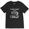 i don`t snore! i dream i am a motorcycle V-Neck Tee