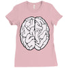 male brain Ladies Fitted T-Shirt
