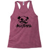 angry panda Racerback Tank
