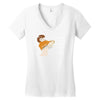 i like my women nerdy, dirty &amp; curvey Women's V-Neck T-Shirt