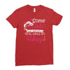 real girls go fishing Ladies Fitted T-Shirt