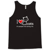 i love cats it's people who annoy me Tank Top