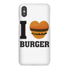 i love burger iPhoneX