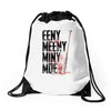 eeny meeny miny moe Drawstring Bags