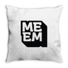 memeingful Throw Pillow