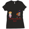 you have stolen my heart 2 Ladies Fitted T-Shirt