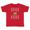 yoda ugly christmas sweater Toddler T-shirt