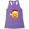 santa laughing smiley Racerback Tank