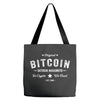 Bitcoin Satoshi Nakamoto In Crypto We Trust Tote Bags