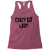 crazy cat lady Racerback Tank