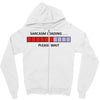 sarcasm loading please wait (2) Zipper Hoodie