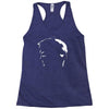 batman vs superman silhouette Racerback Tank