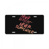 never retreat never surrender License Plate