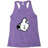 main de mickey Racerback Tank