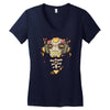 robo music Women's V-Neck T-Shirt