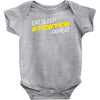 eat, sleep, pewpew, repeat Baby Bodysuit