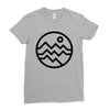 mountain bold (for light) Ladies Fitted T-Shirt