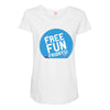 free fun fridays Maternity Scoop Neck T-shirt