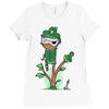 organic pirate Ladies Fitted T-Shirt