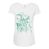 green vigilance Maternity Scoop Neck T-shirt