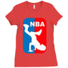 national breakdancing association breakdance Ladies Fitted T-Shirt