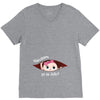 July Peeking Out Baby Girl in Spanish V-Neck Tee