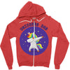 Unicorns Dab Zipper Hoodie