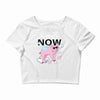 the time is now Crop Top