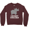 chubby unicorn rhino Crewneck Sweatshirt