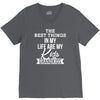 the best thing in my life are my kids and my grandkids V-Neck Tee