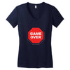over Women's V-Neck T-Shirt